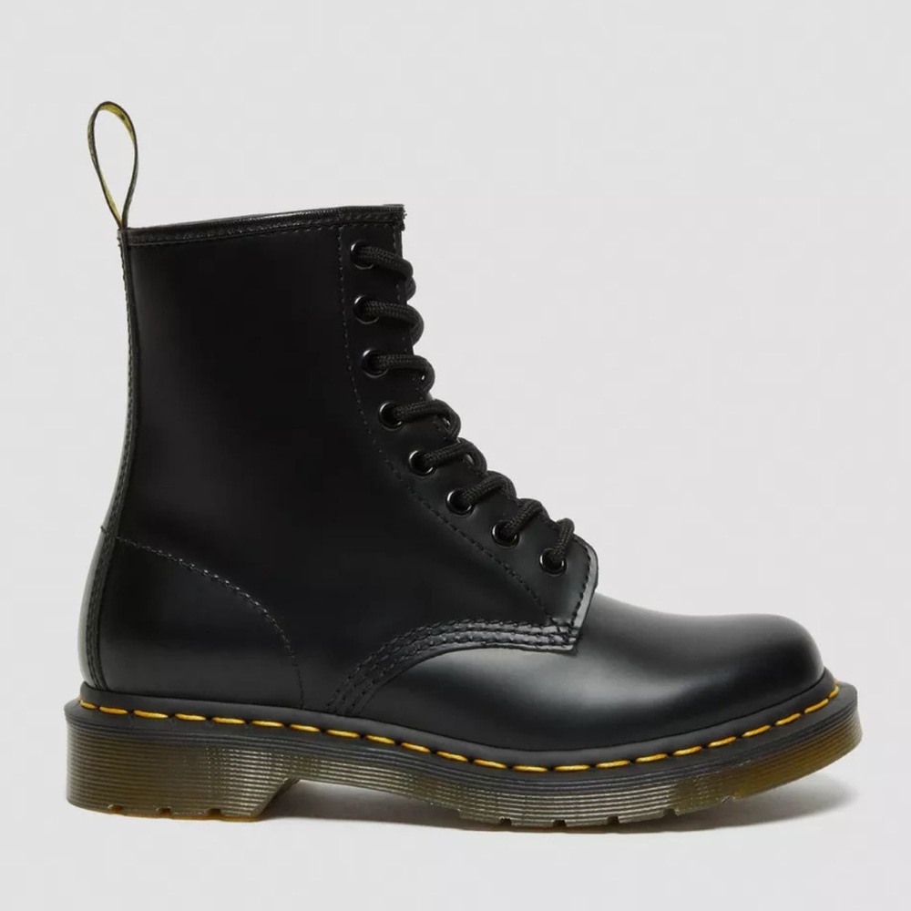 Dr. Martens 1460 Slim Smooth Black Lace-Up Boots